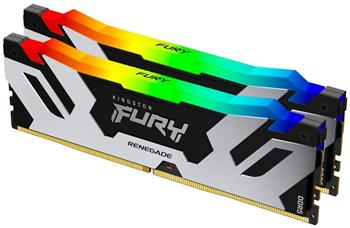 KINGSTON FURY Renegade Silver RGB XMP 96GB DDR5 6000 MT/s / DIMM / CL32 / KIT 2x 48GB