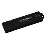 Kingston Ironkey D500S/256GB/USB 3.2/USB-A/Černá