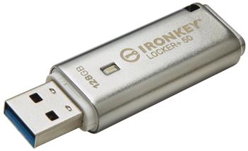 KINGSTON IronKey Locker+ 50 128GB / USB 3.2 / Šifrování XTS-AES