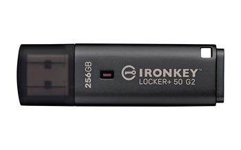 Kingston IronKey Locker+ 50 G2/256GB/USB 3.2 Gen 1 (5Gb/s)/USB-A/Černá