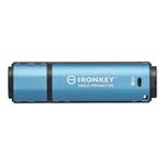 Kingston Ironkey Vault Privacy 50/8GB/USB 3.2/USB-A/Modrá