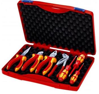 Knipex, Sada Tool Box Electric 2 „ČERVENÁ“