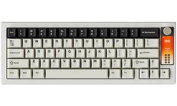 Krux mechanická klávesnice Drox / bezdrátová / Krux Violet sw./ ARGB / 2,4Ghz / BT / USB / display