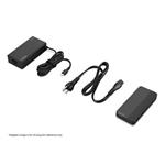 Lenovo USB-C Dual Display Travel Dock (w/ adapter)