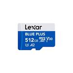 Lexar 512GB Blue Plus microSDXC s adp C10 A2