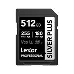 Lexar 512GB Pro SILVER PLUS SDXC C10 V30 U3