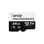 Lexar 64GB H-E microSDHC C10 A1