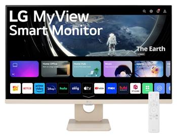 LG smart monitor 27SR50F-E s webOS 27" / IPS / 1920x1080 / 250cd/m2 / 8ms / 2x HDMI / 2x USB / repro/ béžový