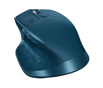 Logitech myš MX Master 2S, Darkfield, laserová, 7 tlačítek, modrá, 200 - 4 000dpi