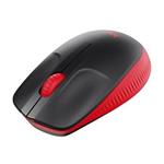 Logitech myš Wireless Mouse M190 - optická, 3 tlačítka, 1000dpi, červená