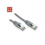 LYNX FTP patch kabel Cat5e PVC, CCA, 0,3m, šedý (balení obsahuje 10ks)