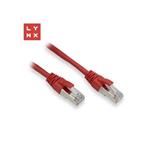 LYNX FTP patch kabel Cat5e PVC, CCA, 1m, červený (balení obsahuje 10ks)