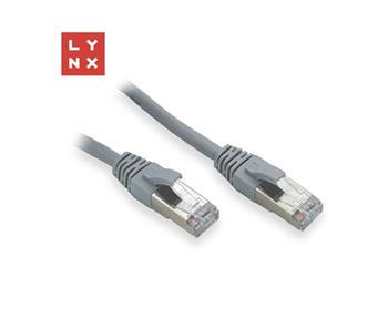 LYNX FTP patch kabel Cat5e PVC, CCA, 3m, šedý