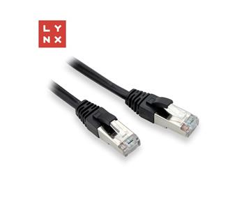 LYNX FTP patch kabel Cat5e PVC, CCA, 5m, černý