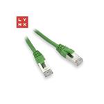 LYNX FTP patch kabel Cat5e PVC, CCA, 5m, zelený