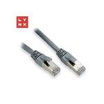 LYNX FTP patch kabel Cat6, PVC, 1m, šedý (prodej po 10ks)