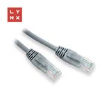 LYNX UTP patch kabel Cat5e, PVC, CCA, 10m, šedý