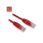 LYNX UTP patch kabel Cat5e, PVC, CCA, 15m, červený