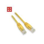 LYNX UTP patch kabel Cat5e, PVC, CCA, 20m, žlutý