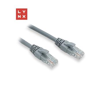 LYNX UTP patch kabel Cat6, PVC, 3m, šedý