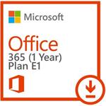 Microsoft CSP Office 365 E1 předplatné 1 rok, vyúčtování měsíčně