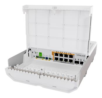Mikrotik, CSS610-8P-2S+OUT, netPower Lite 8P