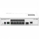 MikroTik RouterBOARD CRS212-1G-10S-1S+IN, Atheros QC8519 CPU, 64MB, 1xGLAN, 10xSFP cage, 1xSFP+cage, ROS L5, LCD, PSU,1