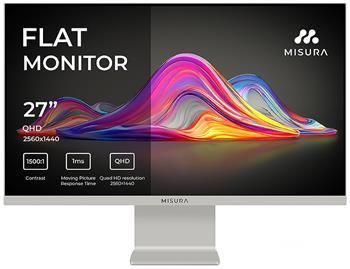 MISURA 27" LED VIVA P26M2741QKAS01/ IPS/ 2560x1440 (QHD)/ 1ms/ 350 cd/m2/ 1500:1/ HDMI/ DP/ USB-C/ měsíčně stříbrný