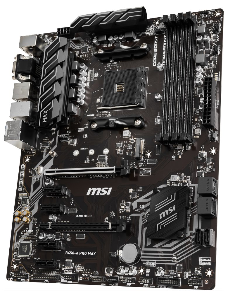 Msi b450 a pro max не видит видеокарту