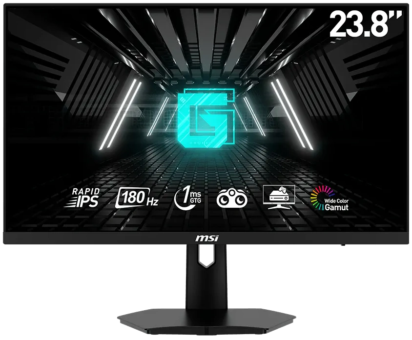 MSI Gaming G244F E2/ 24"/ 1920x1080/ IPS/ 1ms/ 180Hz/ 300cd/m2/ 1000:1/ HDMI/ DP/ VESA/ černý