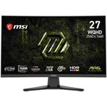 MSI Gaming MAG 275CQDF X24/ 27"/ 2560x1440/ VA/ 0,5ms/ 240Hz/ 300cd/m2/ 5000:1/ HDMI/ DP/ VESA/ černý