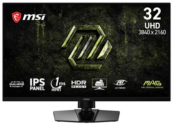 MSI Gaming MAG 321UPD E14/ 31.5"/ 3840x2160/ IPS/ 1ms/ 144Hz/ 300cd/m2/ 1500:1/ HDMI/ DP/ VESA/ černý