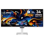 MSI Gaming PRO MAX 341QPXW14G/ 34"/ 3440x1440 / OLED/ 0,03ms/ 144Hz/ 300cd/m2/ 1500000:1/ HDMI/ DP/ USB-C/ VESA/ bílý
