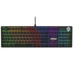MSI herní klávesnice FORGE GK320 Red/ drátová/ mechanická/ RGB podsvícení/ USB/ CZ+SK layout