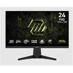 MSI MAG 245F X24 gaming monitor 23,8" Rapid IPS/FHD/240Hz/0,5ms/2xHDMI/DP/černá