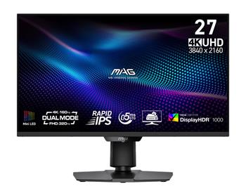 MSI MAG/274UPDF E16M/27"/IPS/4K UHD/160Hz/0,5ms/Černá/3R