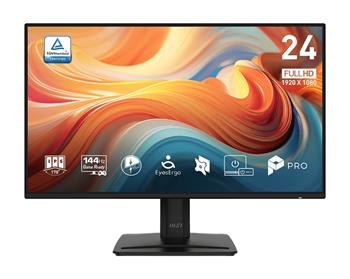MSI Pro/MP242 E14A/23,8"/IPS/FHD/144Hz/1ms/Černá/3R
