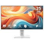 MSI PRO MP251W E14A/ 24"/ 1920x1080/ IPS/ 4ms/ 144Hz/ 300cd/m2/ 1500:1/ HDMI/ DP/ VESA/ bílý