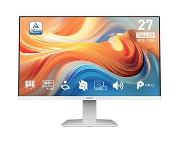 MSI Pro/MP273W E14A/27"/IPS/FHD/144Hz/1ms/Bílá/3R