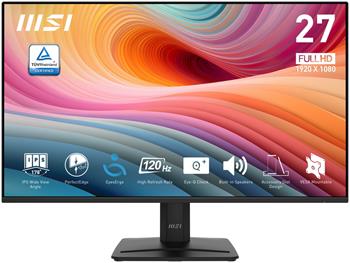 MSI PRO MP275 E2/ 27"/ 1920x1080/ IPS/ 1ms/ 120Hz/ 300cd/m2/ 1500:1/ HDMI/ DP/ VESA/ černý