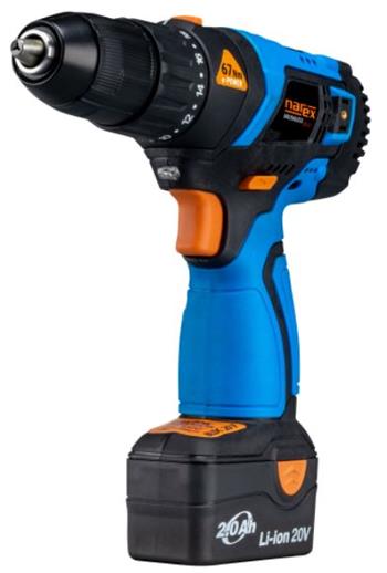 Narex ASV 202-2B - 20V BRUSHLESS e-POWER bezuhlíkový vrtací šroubovák