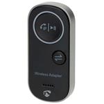NEDIS kompaktní a přenosný bezdrátový audio Bluetooth adaptér/ zásuvka USB-C/ výstupní konektor 3,5 mm/ černý