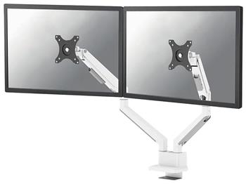 Neomounts DS70-250WH2 Neomounts NEXT Slim Desk Mount, double display (topfix clamp/grommet), white