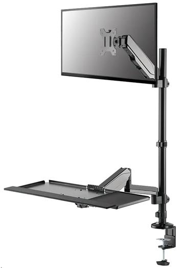 Neomounts DS90-325BL1 / držák na stůl /pracovní místo / sezení-stání / monitor, klávesnice a myš