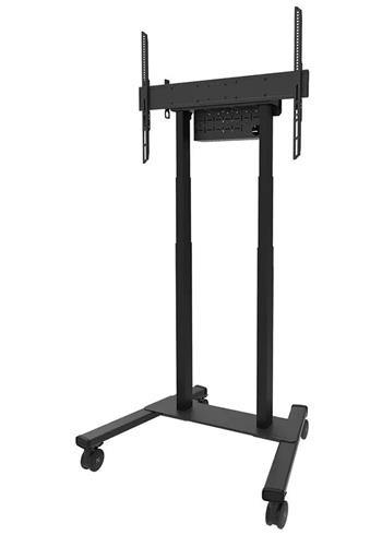 Neomounts FL55-875BL1/Držák displeje/vozík/55-100"/4 kolečka/VESA 800X600/nosn. 110kg/mot. nast.výšky/černý