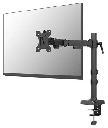 Neomounts NERO Single Flat Screen Desk Mount 10-32" (phone holder+Quick-fix clamp/grommet)