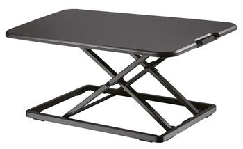 Neomounts NS-WS050BLACK / Workstation - sit-stand workplace (height adjustment: 4-40 cm) / Black