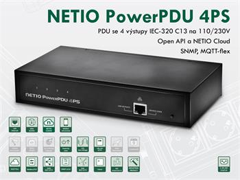 Netio - PowerPDU 4PS EU-1U