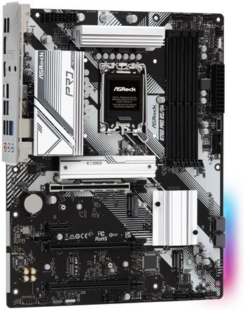 OPRAVENÉ - ASRock B760 PRO RS/D4 / Intel B760 / LGA1700 / 4x DDR4 / 3x M.2 / HDMI / DP / USB-C / ATX