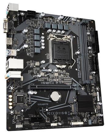 OPRAVENÉ - GIGABYTE H510M H / Intel H510 / LGA1200 / 2x DDR4 / M.2 / VGA/ HDMI / mATX